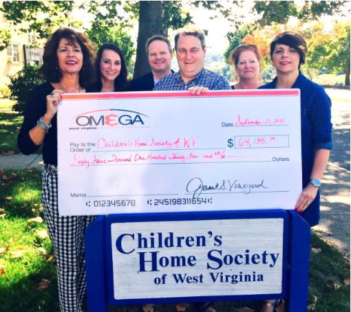 Pictured (L-R): Jan Vineyard, president of OMEGA; Brittany Myers, assoc. director of marketing for CHS; Chris Freeman, director of communications for CHS, Steve Tuck, chief executive officer of CHS; Mary White, chief operating officer with CHS; Traci Nelson, membership services coordinator with OMEGA.